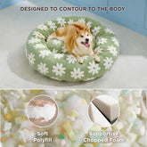 Lesure Donut Bed – Plush Indoor Pet Bed with Anti-Slip Base